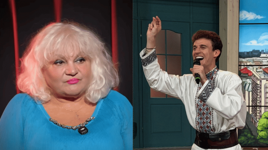 Gabriel Nebunu și interpreta Galina Gherman (foto: CanCan.MD)